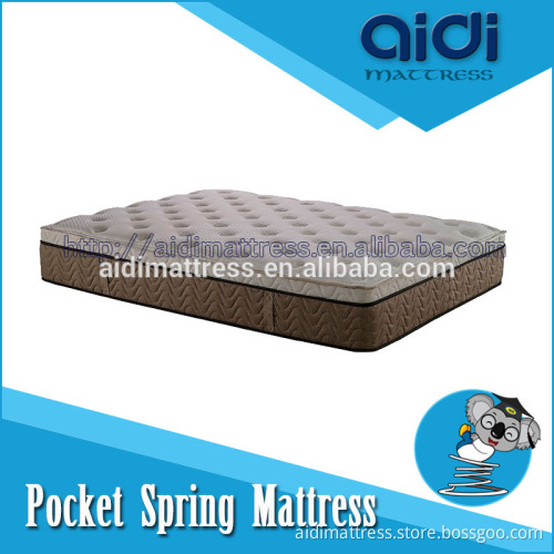 Euro Top 5 Zone Pocket Spring China Latex Mattress